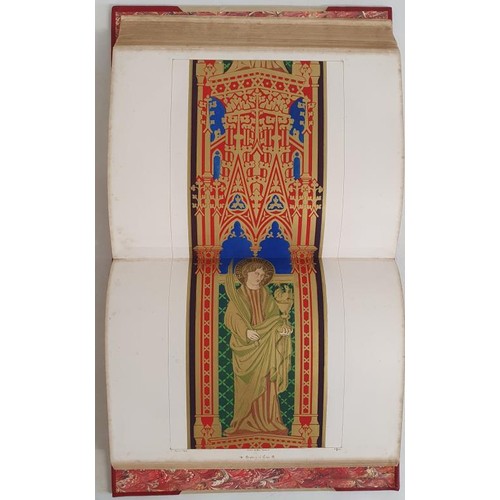 9 - A. Welby Pugin. Glossary of Ecclesiastical Ornaments and Costume. 1846. Folio. 73 coloured lithos. B... 