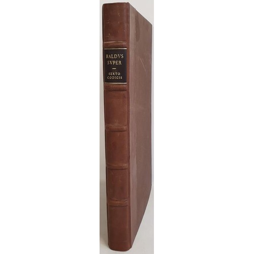 15 - Baldi De Pervsio Ivrisconsvlti Clarrismi, fuper Sexto Codicis iuftiniami libro commentaria lus culen... 