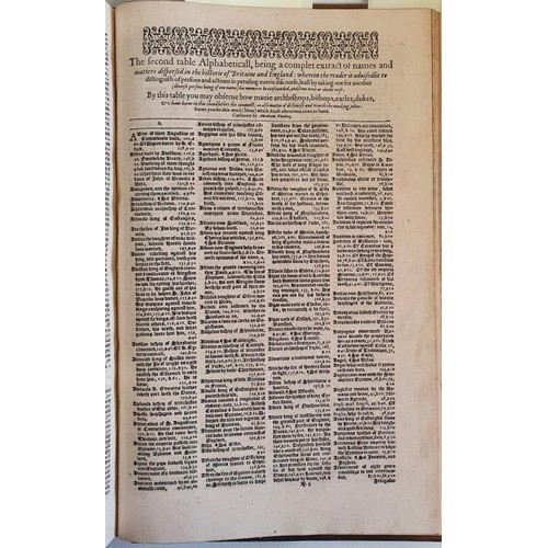 23 - Holinshed's Chronicles. First, Second and Third Volumes of Chronicles compromising in the first two ... 