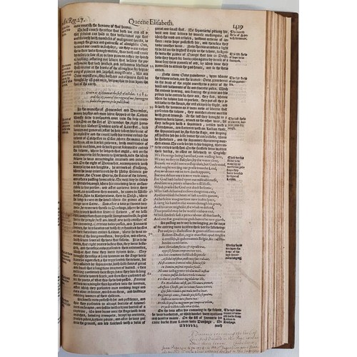 23 - Holinshed's Chronicles. First, Second and Third Volumes of Chronicles compromising in the first two ... 