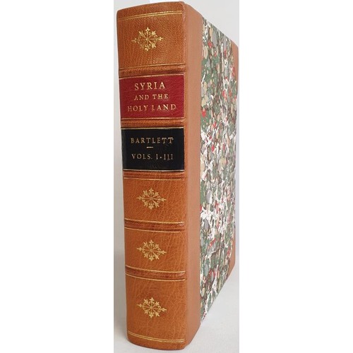 28 - W. H. Bartlett, W. Porter & T. Allom. Syria, The Holy Land and Asia Minor. 1842. 3 volumes in 1.... 