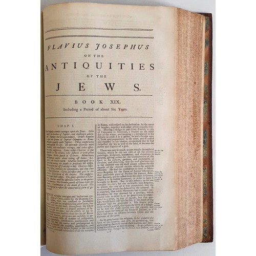 36 - JOSEPHUS, Flavius. MAYNARD, George Henry. Translator. The Whole Genuine and Complete Works of Flaviu... 