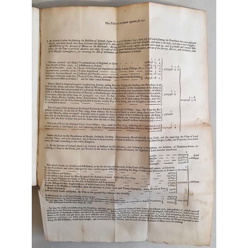 40 - [BORLASE, Edmund] The History of the Irish Rebellion, Traced from many Preceding Acts, to the Grand ... 