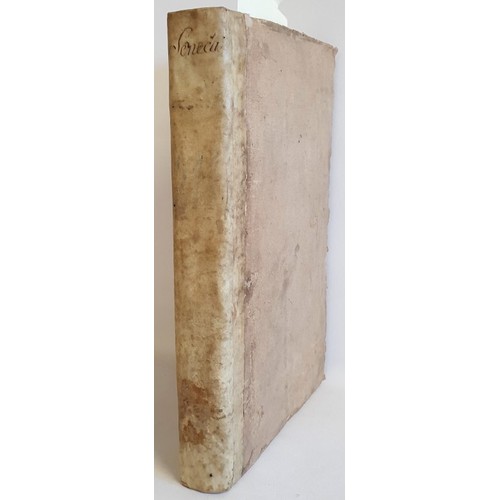 47 - INCUNABULA: Seneca Moralis. Lucio Anneo Seneca. Rubrication in red and blue. Printed in Venice, by B... 