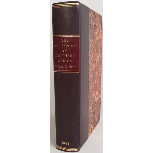 50 - Cpt. William C. Harris. Wild Sports of South Africa. 1844 royal octavo. With 25 coloured lithographs... 