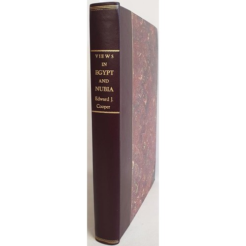 52 - Edward J. Cooper. Views in Egypt and Nubia. Executed in tinted lithography. 1824. 8 volumes in origi... 