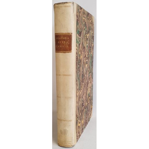 60 - ONE OF THE SUPREME TEXTS OF THE RENAISSANCE [PLATO] Omnia Divini Platonis Opera Tralatione Marsilii ... 