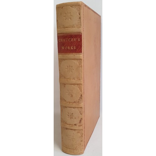 64 - CHAUCER, Geoffrey (c.1343-1400). The Workes of Geoffrey Chaucer Newly Printed, with Dyvers Workes wh... 