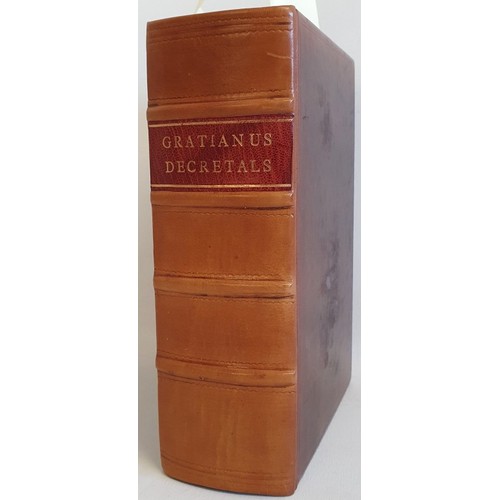 69 - Decretum Gratiani - Gratian's Laws, by Gratian (or Johannes Gratian). With over 120 woodcuts, rubric... 