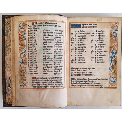 157 - Very Early Printing: Book of Hours: Hours for the Use of Rome - Hours of the Conception of Our Lady ... 