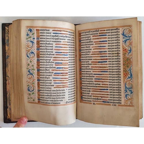 157 - Very Early Printing: Book of Hours: Hours for the Use of Rome - Hours of the Conception of Our Lady ... 