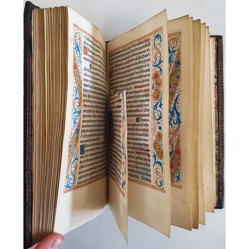 157 - Very Early Printing: Book of Hours: Hours for the Use of Rome - Hours of the Conception of Our Lady ... 