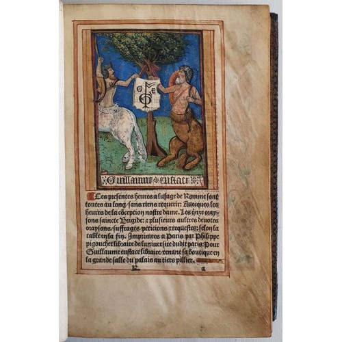 157 - Very Early Printing: Book of Hours: Hours for the Use of Rome - Hours of the Conception of Our Lady ... 