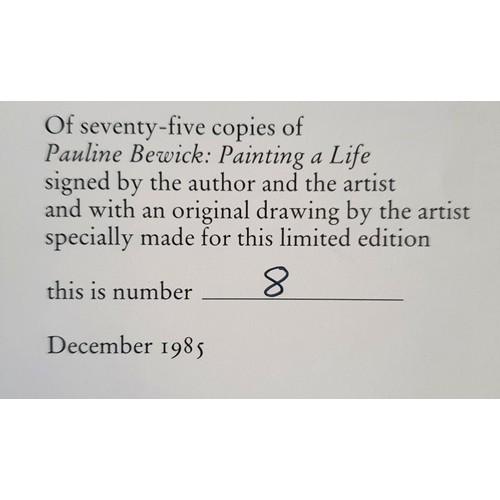 158 - [with original signed and dated watercolour by Pauline Bewick] Pauline Bewick: Painting a Life by Ja... 