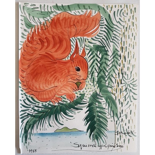 158 - [with original signed and dated watercolour by Pauline Bewick] Pauline Bewick: Painting a Life by Ja... 