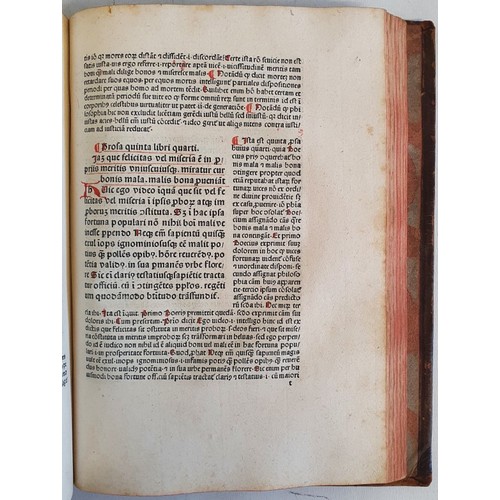 221 - INCUNABULA: Boethius's The Consolation Of Philosophy. Diligently elaborated by Johannes de Westfalia... 