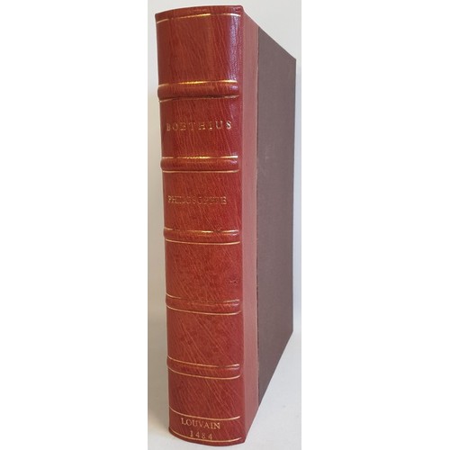 221 - INCUNABULA: Boethius's The Consolation Of Philosophy. Diligently elaborated by Johannes de Westfalia... 