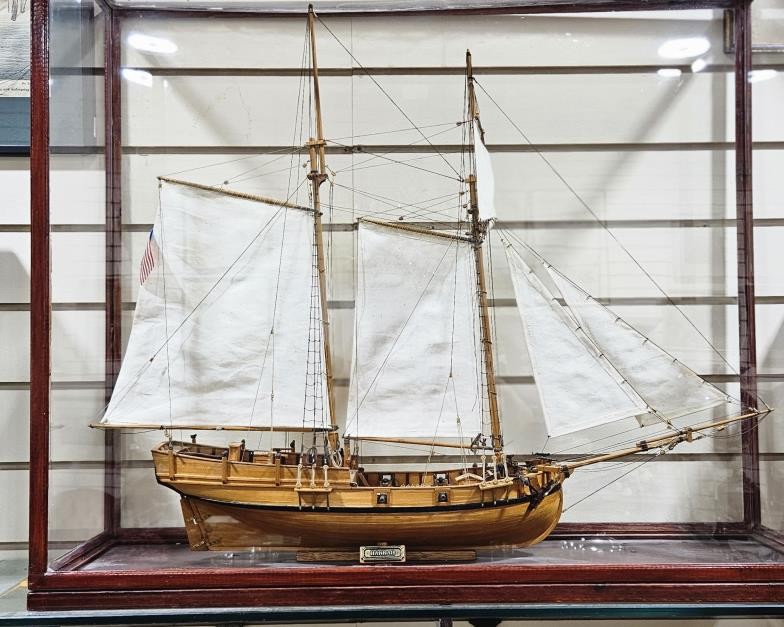 A Finely Executed Hand Made Model of a Sailing Ship, the 