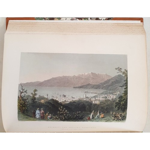 28 - W. H. Bartlett, W. Porter & T. Allom. Syria, The Holy Land and Asia Minor. 1842. 3 volumes in 1.... 