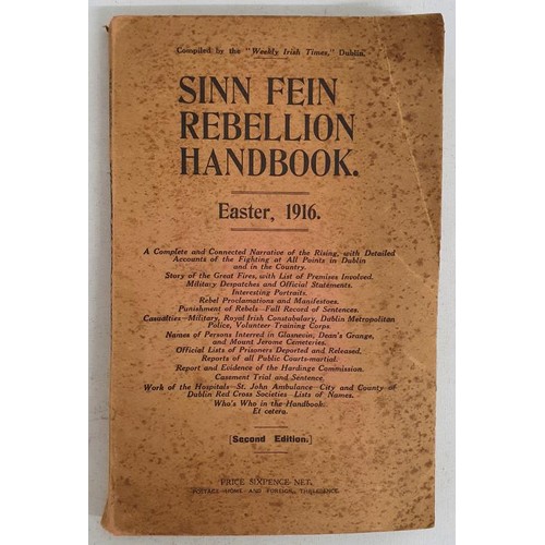 369 - Sinn Fein Rebellion Handbook. Easter 1916 Second Edition. Printed and Published by the Irish Times 2... 