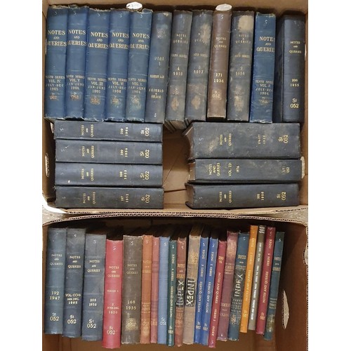 616 - Notes and Queries: Notes and Queries was first published in 1849 as a weekly periodical edited by W.... 