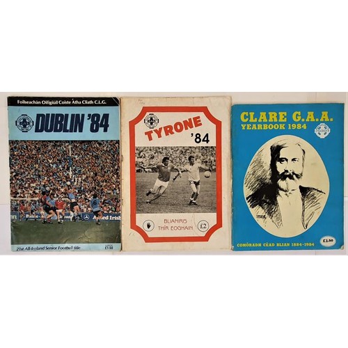 36 - GAA: County Annuals for Louth 1984;Tyrone 1984 plus 1 other (3)