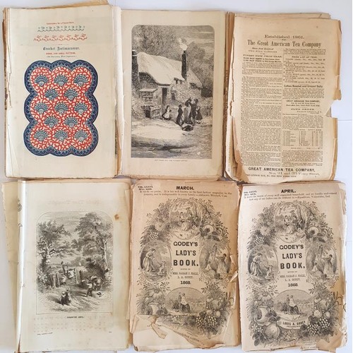 61 - Godey's Lady's Book, alternatively known as Godey's Magazine and Lady's Book, was an American women'... 