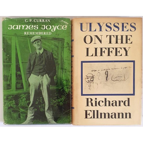 62 - C. P. Curran. James Joyce Remembered. 1968. Illustrated and Richard Ellmann. Ulysses on the Liffey. ... 
