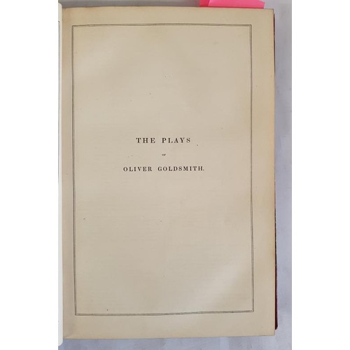 65 - The Poems and Plays of Oliver Goldsmith. With a Biographical Memoir of the Author. GOLDSMITH, Oliver... 