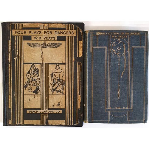 70 - W B Yeats: Four Plays For Dancers YEATS, William Butler Published by Macmillan, New York, 1921, 1st ... 