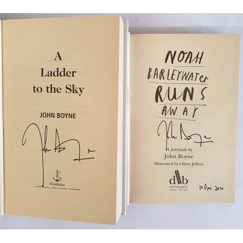 73 - John Boyne – A ladder to the Sky, published, 2018 First UK Edition, first printing, in illustrated b... 