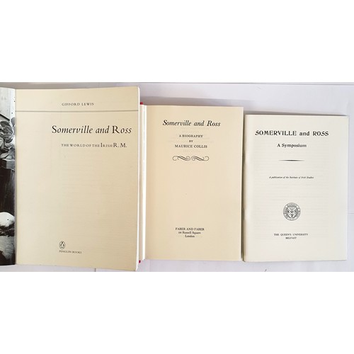 75 - Somerville & Ross: Collis, M. Somerville & Ross. A Biography, 1968, dust jacket; Lewis, G. S... 