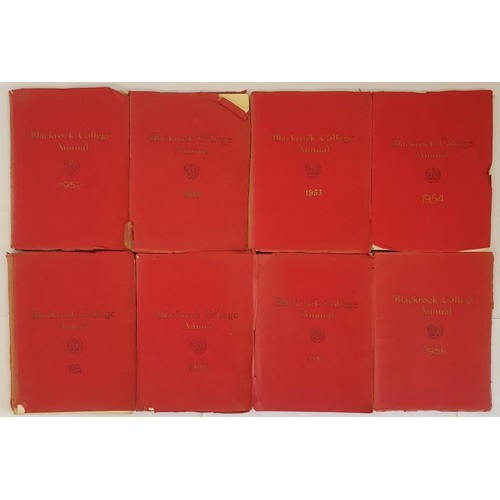 76 - Blackrock College Annual 1952/53/54/55/56/57/58 (8)