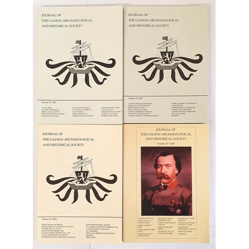81 - Annual journals of The Galway Archaeological and Historical Society dated 2001, 2003, 2004, and 2005... 