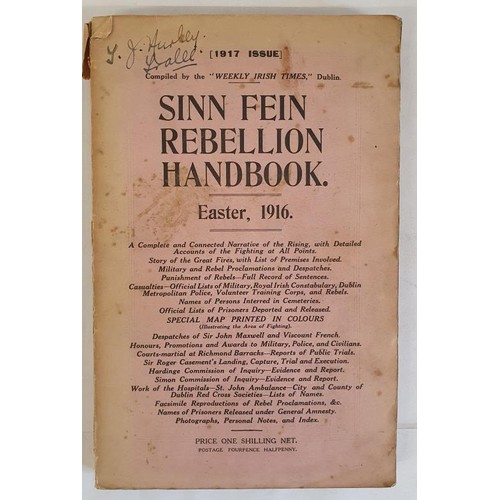 93 - Sinn Fein Rebellion Handbook: 1917 edition of the Handbook, an extremely useful reference on the 191... 