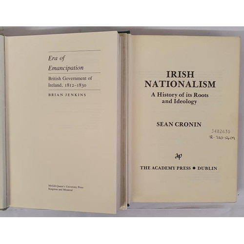94 - Brian Jenkins. Era of Emancipation -British Government in Ireland 1812-1830. 1988. 1st and Sean Cron... 