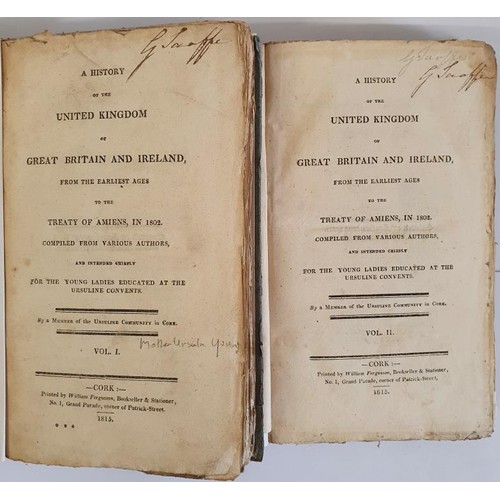120 - A History of the United Kingdom of Great Britain and Ireland - to the treaty of Amiens. By a member ... 