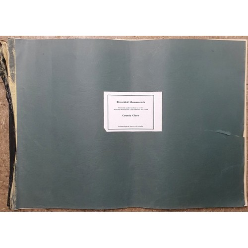 6 - Maps: County Clare. Recorded Monuments- Archaeological Survey of Ireland. Sheet 1-74. Date of O S 19... 