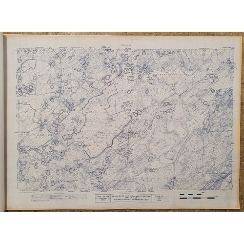6 - Maps: County Clare. Recorded Monuments- Archaeological Survey of Ireland. Sheet 1-74. Date of O S 19... 