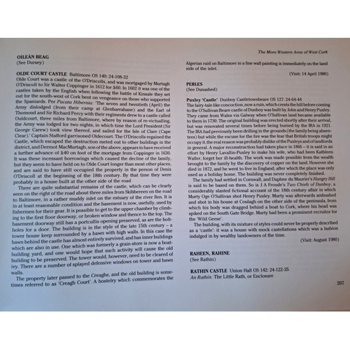 7 - Cork Interest: The Castles of County Cork &ndash; 72 line drawings and 10 maps by Author (James N. H... 