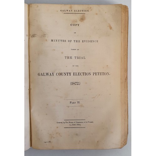 32 - Official Transcript of the Judgement delivered by Mr Justice Keogh on May 27th 1872 regarding the Ga... 