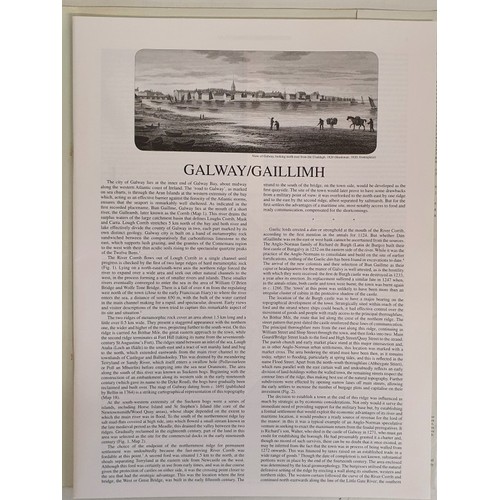 33 - J. Prunty & Paul Walsh. Irish Historical Towns Atlas - Number 28 - Galway. R.I.A. 2016. Large fo... 