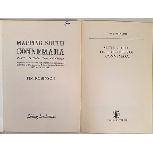35 - Mapping South Connemara. Cashel, Carna, Cill Chiarain by Tim Robinson. Folding Landscpe.1985 and Set... 