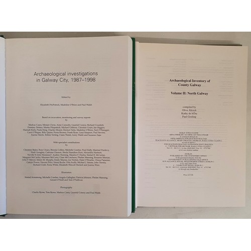 43 - Archaeological Investigations in Galway City: 1987-1998. Fitzpatrick, O&rsquo;Brien, Walsh. Wordwell... 