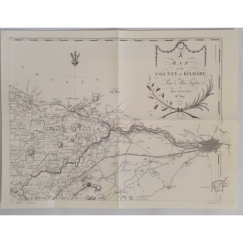 48 - Kildare:m A Map of the County of Kildare by Lieut. Alex Taylor ... 1783. Facsimile reprint of the sp... 