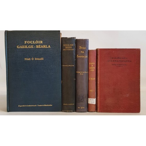 190 - Studies in Modern Irish (&Oacute; Nolan, Gear&oacute;id) HB. 1st Edit. 1919. Focl&oacute;ir Gaeilge-... 