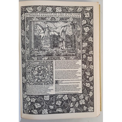 211 - The Works of Geoffrey Chaucer &ndash; Geoffrey Chaucer, published 1958. A Facsimile of the William M... 