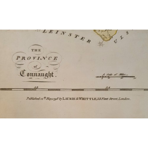The Province of Connaught. Original Fine Hand Coloured Eighteenth ...