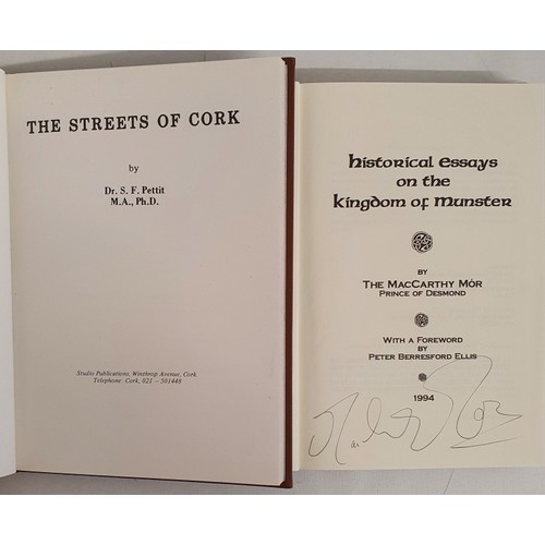 9 - The Streets of Cork by Sean Pettit. 1982 and Historical Essays on the Kingdom of Munster by the MacC... 