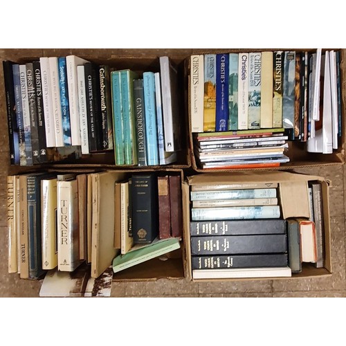 595 - Auction Catalogues and Art: An extensive collection of catalogues and Art related titles- c 60 (4 bo... 